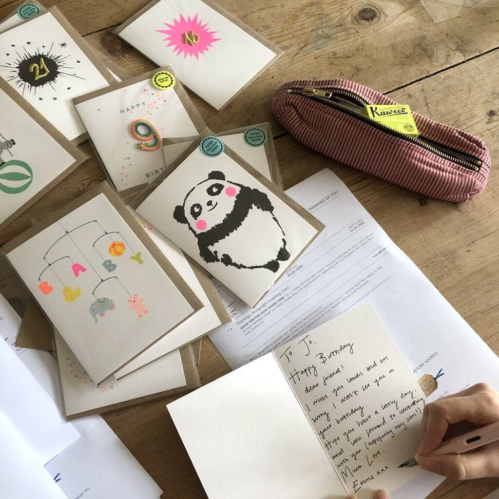 Patchkarten, Roboter/ Happy Birthday | Petra Boase Ltd - toietmoi-laboutique
