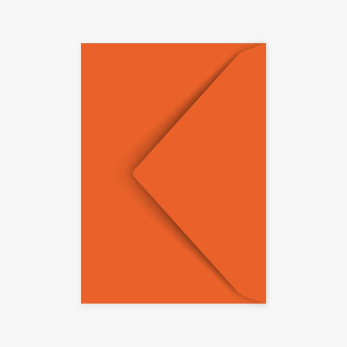 Umschlag / Flourescent Orange | typealive - toietmoi-laboutique