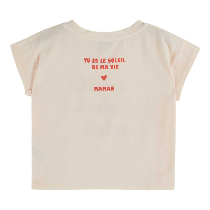 T-Shirt, weiss/"soleil" | Émile et Ida (kids) - toietmoi-laboutique