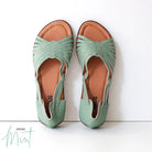 Ledersandalen, AREBA, mint | Amigas - toietmoi-laboutique