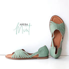 Ledersandalen, AREBA, mint | Amigas - toietmoi-laboutique