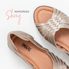 Ledersandalen, NAMORADA, hellblau | Amigas - toietmoi-laboutique