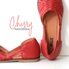 Ledersandalen, NAMORADA, cherry | Amigas - toietmoi-laboutique