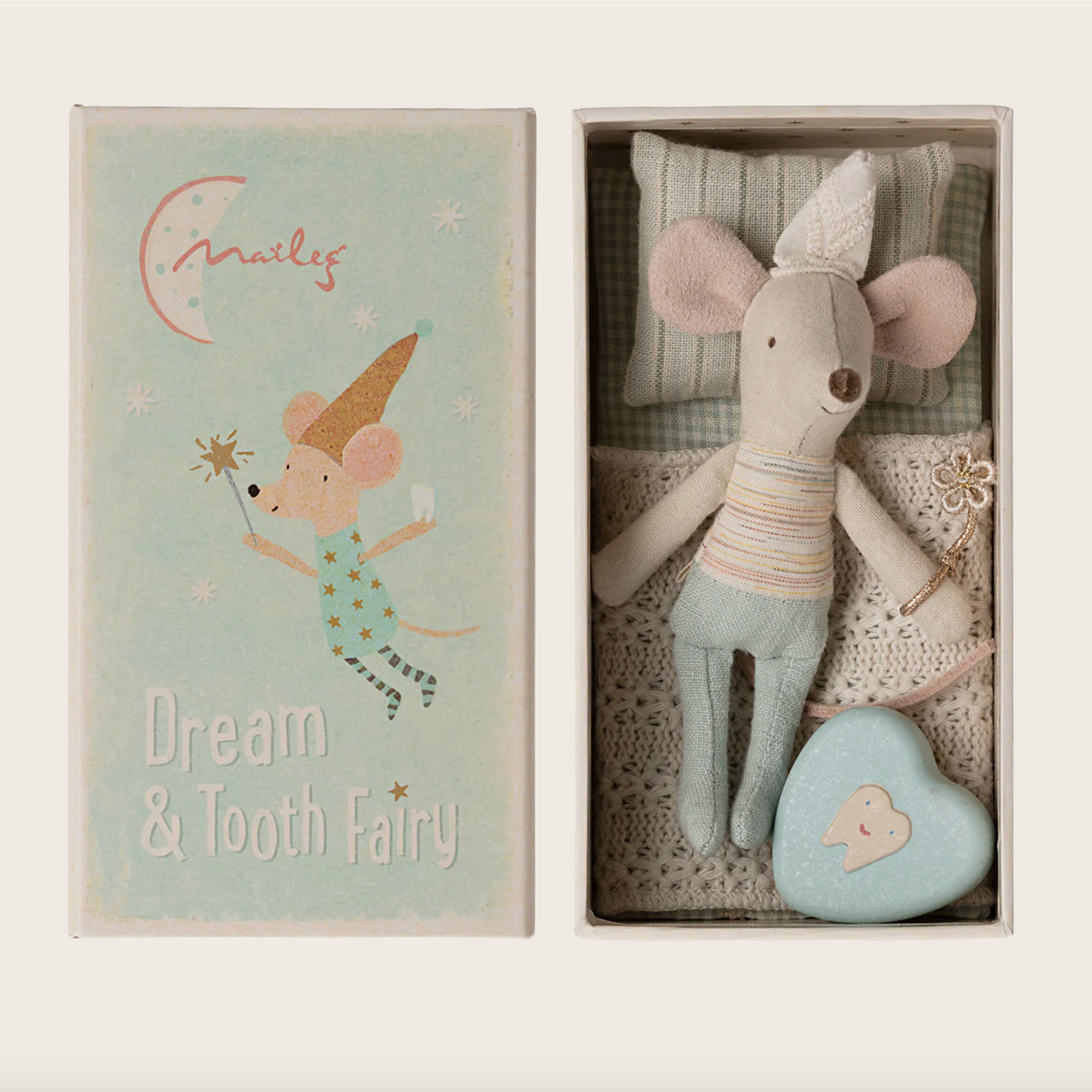 Maileg Zahnfee little brother Maus in Streichholzschachtel | maileg - toietmoi-laboutique