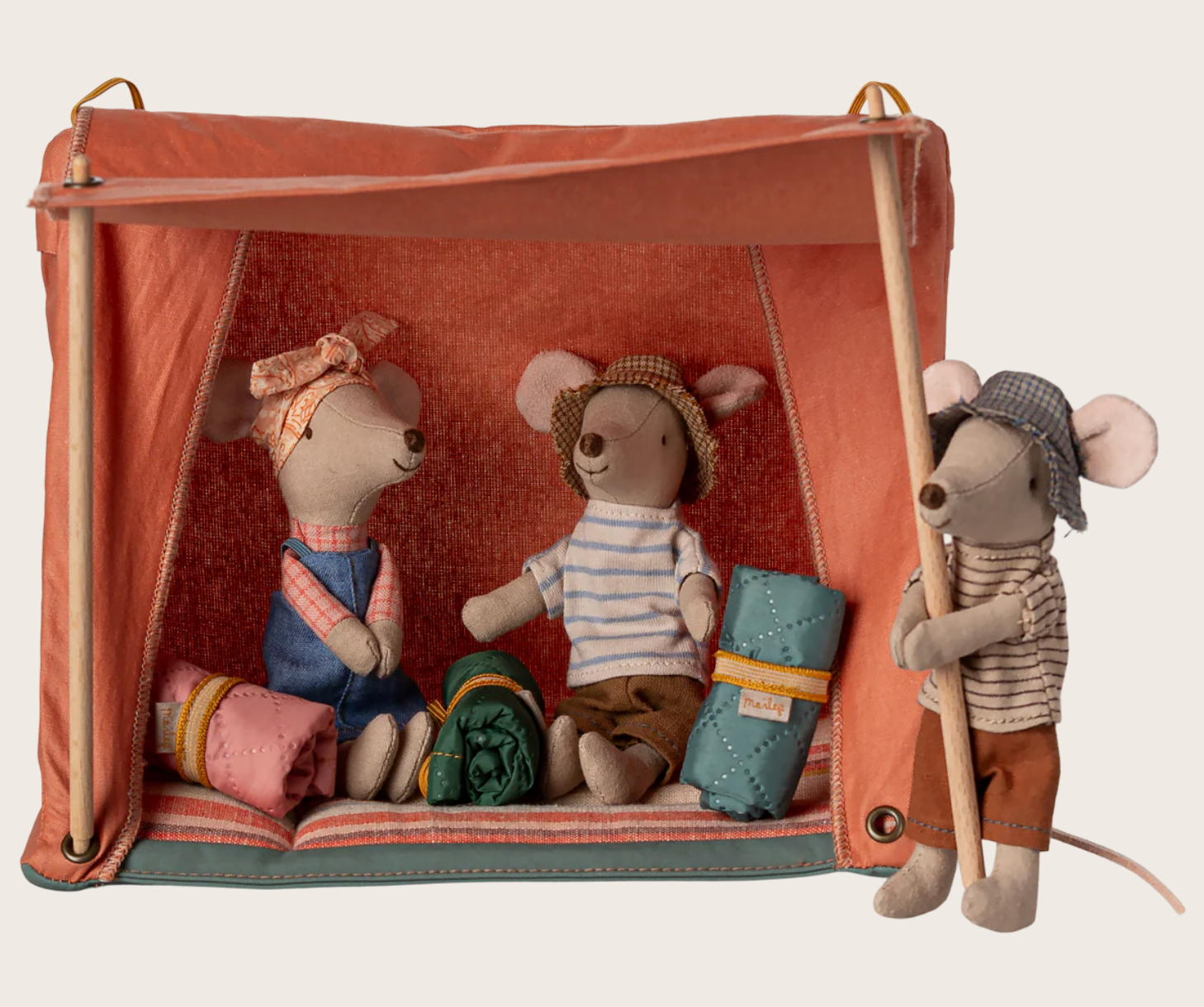 Maileg, Happy Camper Zelt, orange | Maileg - toietmoi-laboutique