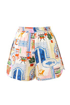 FRNCH Short mit mediterranem Muster | FRNCH - toietmoi-laboutique