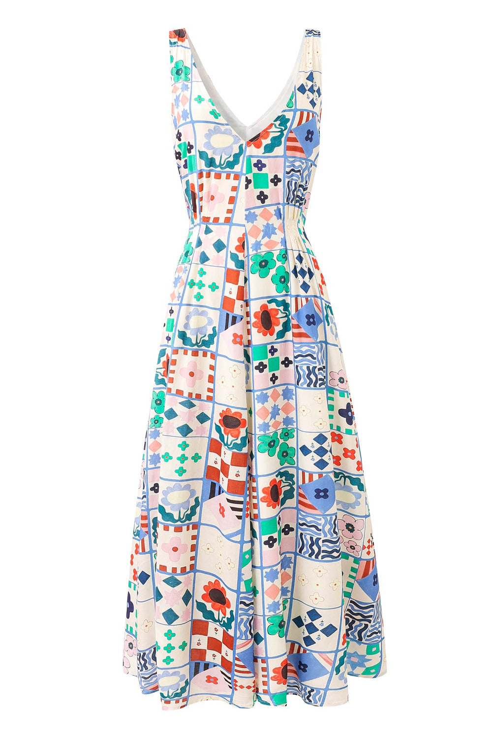 FRNCH Kleid mit buntem Print | FRNCH - toietmoi-laboutique