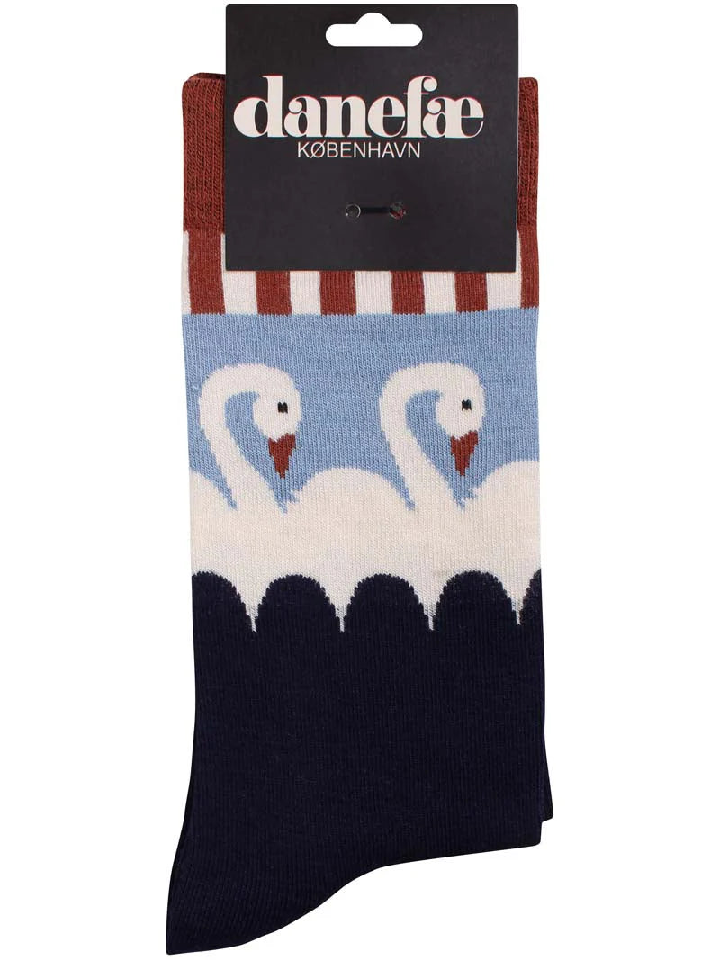 Socken, SWANLINE | Danefæ - toietmoi-laboutique