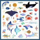 160 Sticker metallic, Ozean | djeco - toietmoi-laboutique
