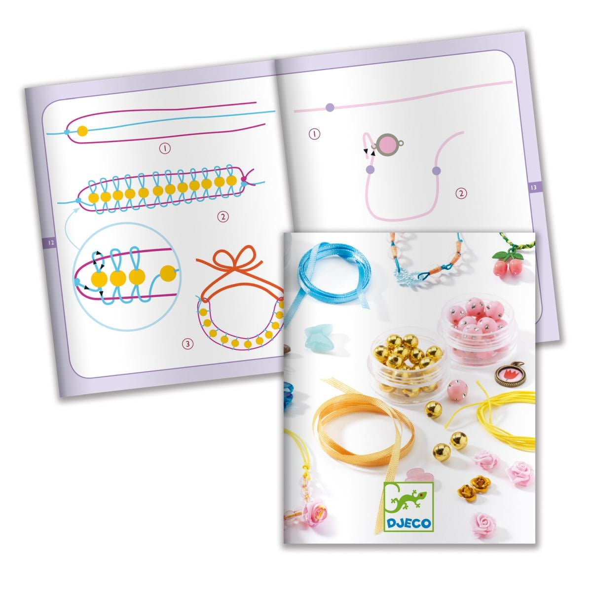 Schmuckset - Perlen und Vögel | djeco - toietmoi-laboutique