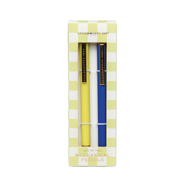 Druckbleistifte 2 Stk., cobalt/lime | Designworks Ink - toietmoi-laboutique