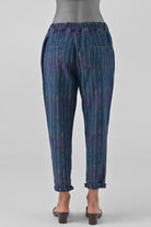 Orfeo Hose LOLA, blau/gestreift | ORFEO Paris. - toietmoi-laboutique