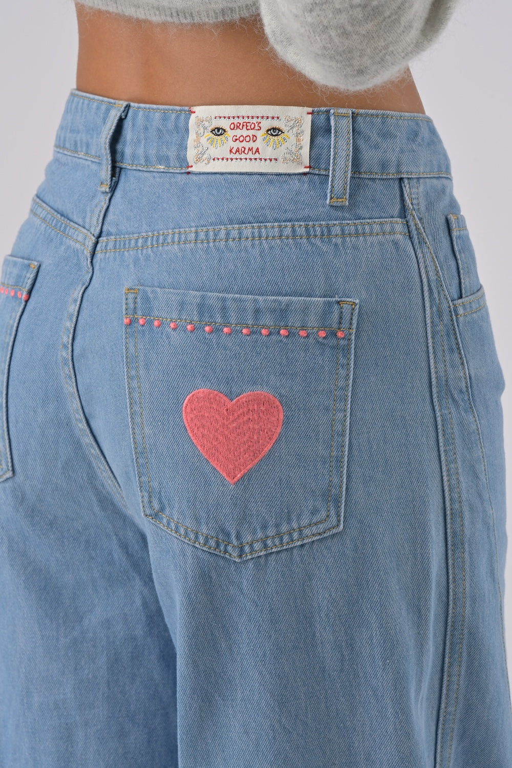 Orfeo Jeans VINCIANE, denim hell | ORFEO Paris. - toietmoi-laboutique