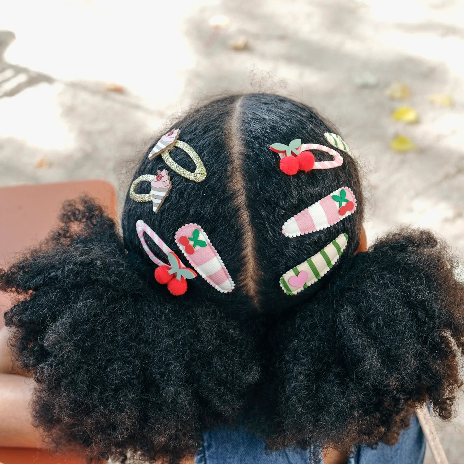 2 Haarspangen, Kirschen/pink | Rockahula - toietmoi-laboutique