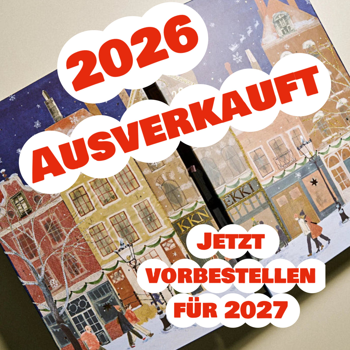 KKNEKKI Adventskalender 2026 AUSVERKAUFT! 2027 kann jetzt schon vorbestellt werden. | Kknekki - toietmoi-laboutique