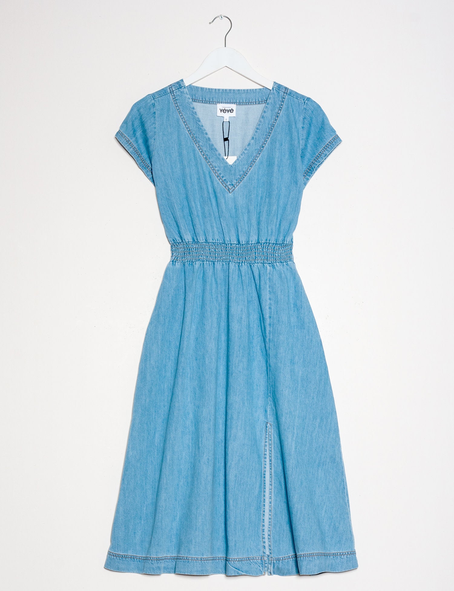 Jeanskleid EASY RAY, light blue | Mademoiselle YéYé - toietmoi-laboutique