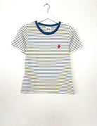 T-Shirt ENDLESS, weiss/navy gestreift/Herz | Mademoiselle YéYé - toietmoi-laboutique