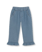 Fliink Jeanshose mit Volantabschluss | Fliink - toietmoi-laboutique