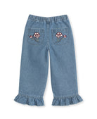 Fliink Jeanshose mit Volantabschluss | Fliink - toietmoi-laboutique
