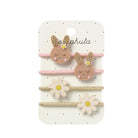 4 Haargummis, Hase/Margerite | Rockahula - toietmoi-laboutique