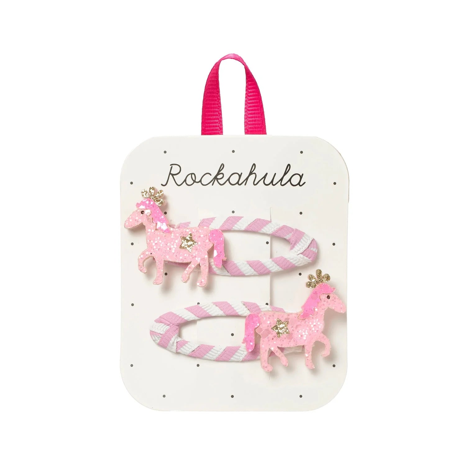 2 Haarspangen, rosa Pony | Rockahula - toietmoi-laboutique