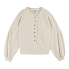 Sweatshirt mit Stickereien, creme | Émile et Ida - toietmoi-laboutique