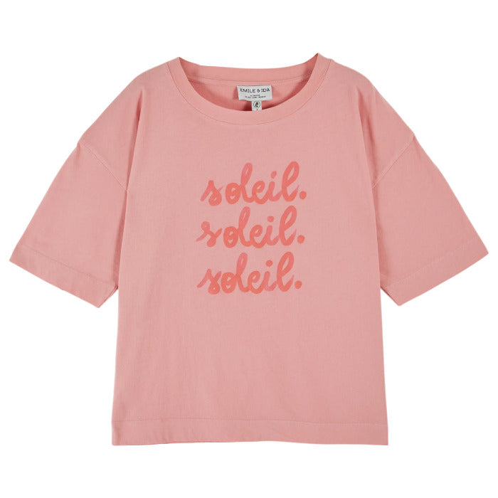 T-Shirt, rosa/soleil | Émile et Ida - toietmoi-laboutique