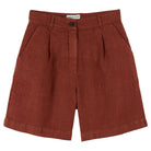 Leinen Bermuda Shorts, terracotta | Émile et Ida - toietmoi-laboutique