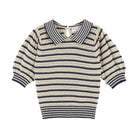 Polo Pullover, marine/ecru gestreift | Émile et Ida - toietmoi-laboutique