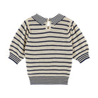 Polo Pullover, marine/ecru gestreift | Émile et Ida - toietmoi-laboutique