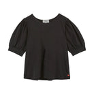 Shirt mit Ballonärmeln, schwarz | Émile et Ida - toietmoi-laboutique
