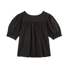 Shirt mit Ballonärmeln, schwarz | Émile et Ida - toietmoi-laboutique