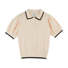 Polo Shirt, creme/schwarz | Émile et Ida - toietmoi-laboutique