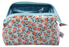 Kosmetiktasche mittel, hellblau/Orangen | Au Maison - toietmoi-laboutique
