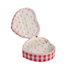 JB430R Gingham Love Heart Jewellery Box | Rockahula - toietmoi-laboutique