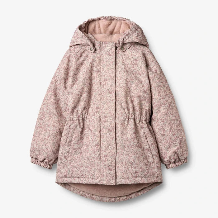 Winterjacke, altrosa/Blümchen | Wheat - toietmoi-laboutique