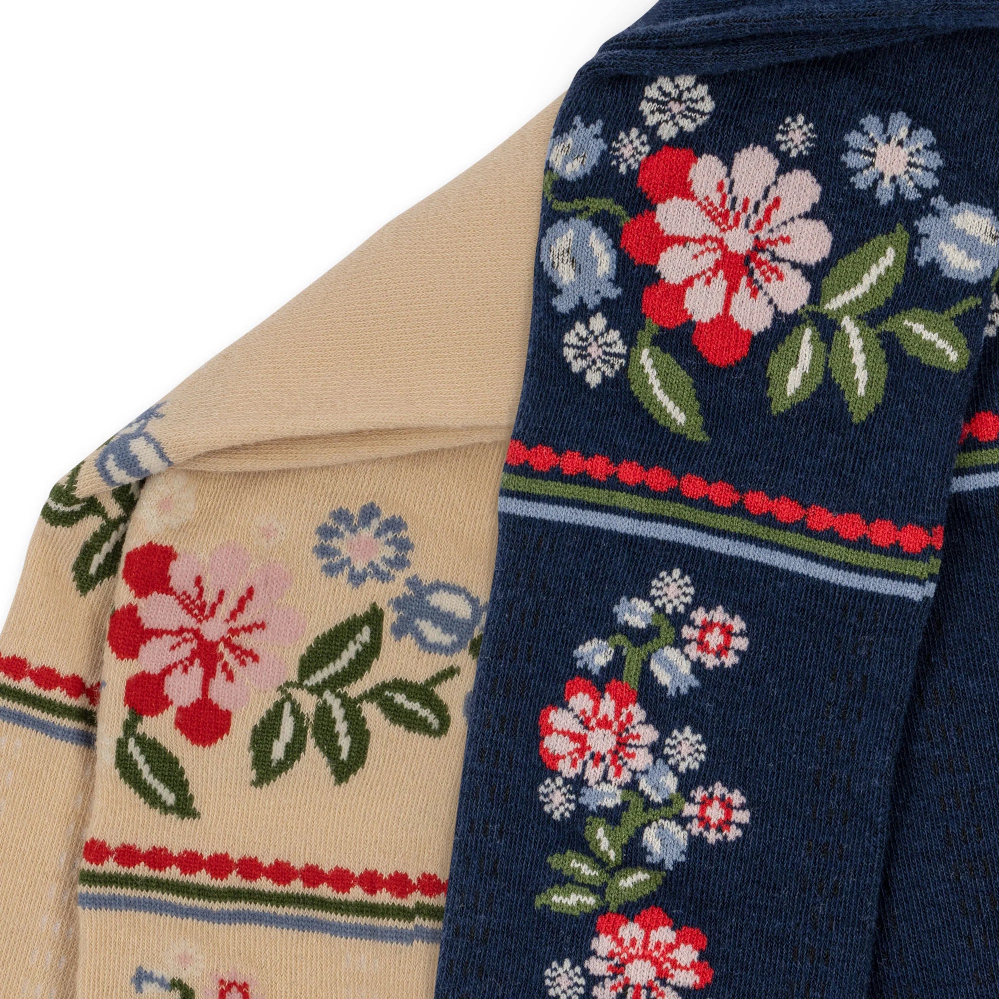 Strumpfhosen 2-Pack, Blumen | Konges Slojd - toietmoi-laboutique