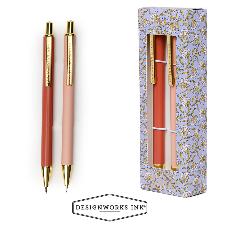 Druckbleistifte 2 Stk., orange/hellrosa | Designworks Ink - toietmoi-laboutique