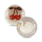 Glitzer Flummi Set mit Kirsch- und Schwanenfigur | Konges Slojd - toietmoi-laboutique