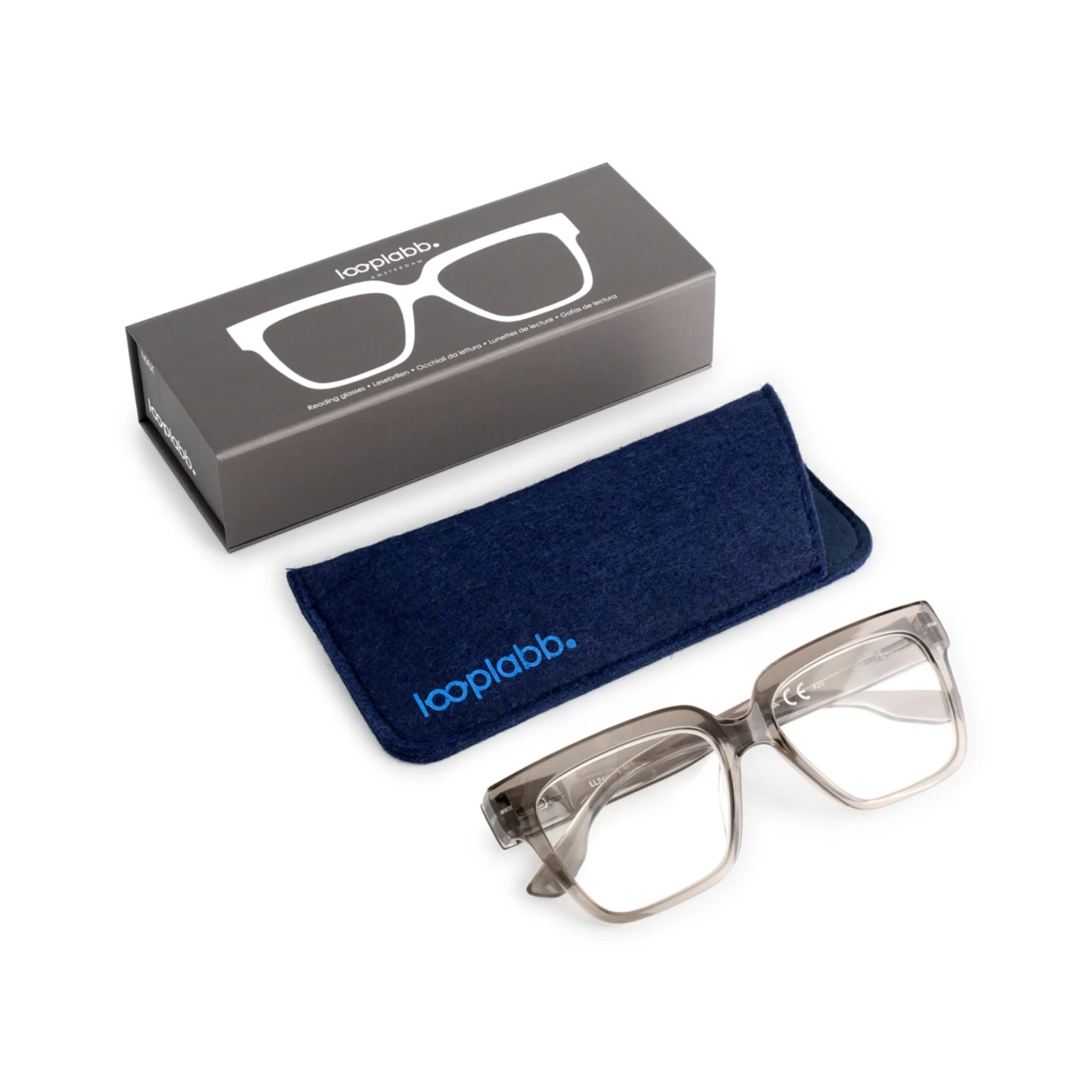 Lesebrille, Max, crystal black | Looplabb - toietmoi-laboutique