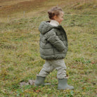 Daunenjacke, olive | Konges Slojd - toietmoi-laboutique