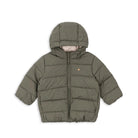 Daunenjacke, olive | Konges Slojd - toietmoi-laboutique