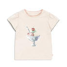 Konges Slojd T-Shirt mit Pailletten, ecru/Eisbecher | Konges Slojd - toietmoi-laboutique
