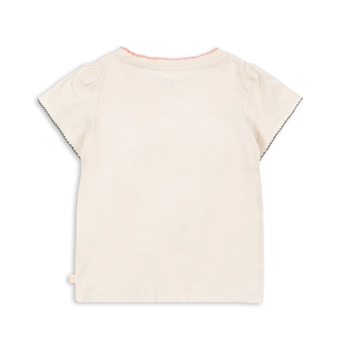 Konges Slojd T-Shirt mit Pailletten, ecru/Eisbecher | Konges Slojd - toietmoi-laboutique