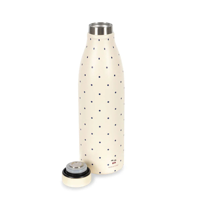 Thermosflasche, ecru mit Pünktchen | Konges Slojd - toietmoi-laboutique