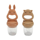 Fruchtschnuller, 2er Pack braun/terracotta | Konges Slojd - toietmoi-laboutique