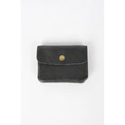 Kleines Portemonnaie aus Leder, schwarz | Maison Fanli - toietmoi-laboutique