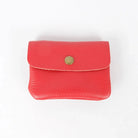 Kleines Portemonnaie aus Leder, rot | Maison Fanli - toietmoi-laboutique