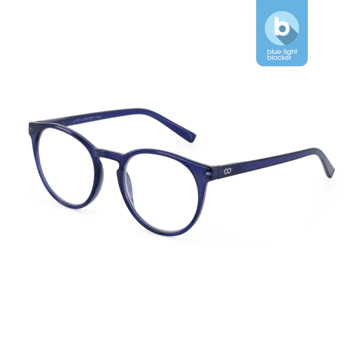 Lesebrille mit Blaulichtfilter, Papillon, blue marine | Looplabb - toietmoi-laboutique