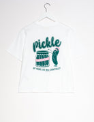 T-Shirt PICKLE, weiss | Mademoiselle YéYé - toietmoi-laboutique